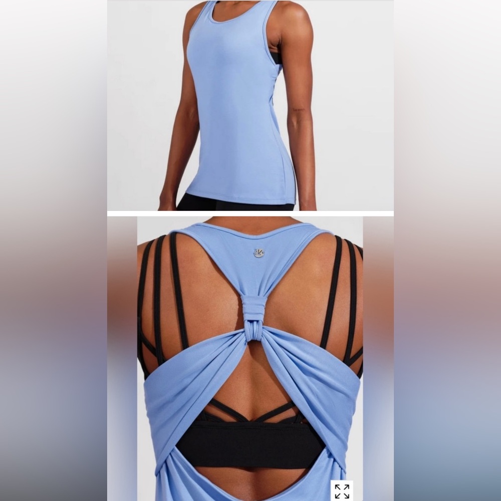 BuffBunny Taffy Tank Top- Tuxedo Blue